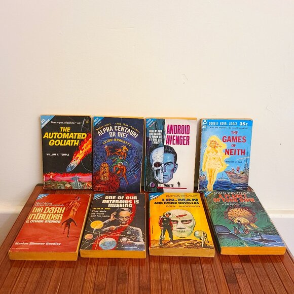 25 Vintage ACE Doublesided Sci Fi Paperbacks - Picture 4 of 14